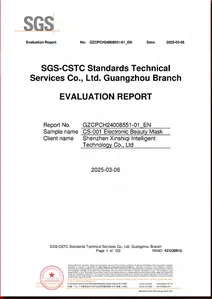 Vista previa del informe de evaluación cutánea de muestra de SGS