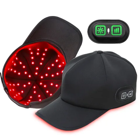 Gorra con controles laterales compactos