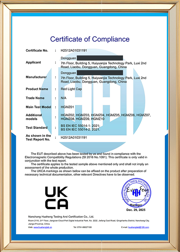 UKCA redacted document preview retaining Dongguan; full document available on request