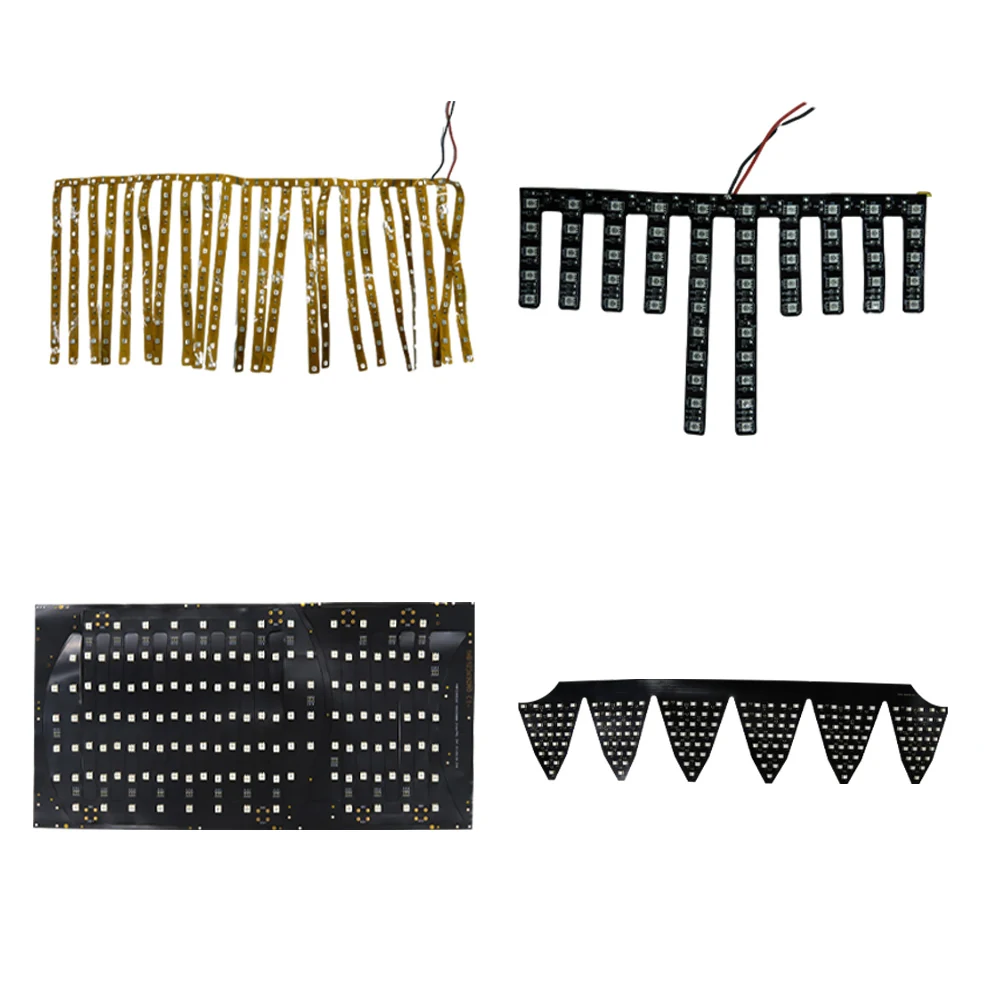 Examples of circuit board shapes for light therapy devices