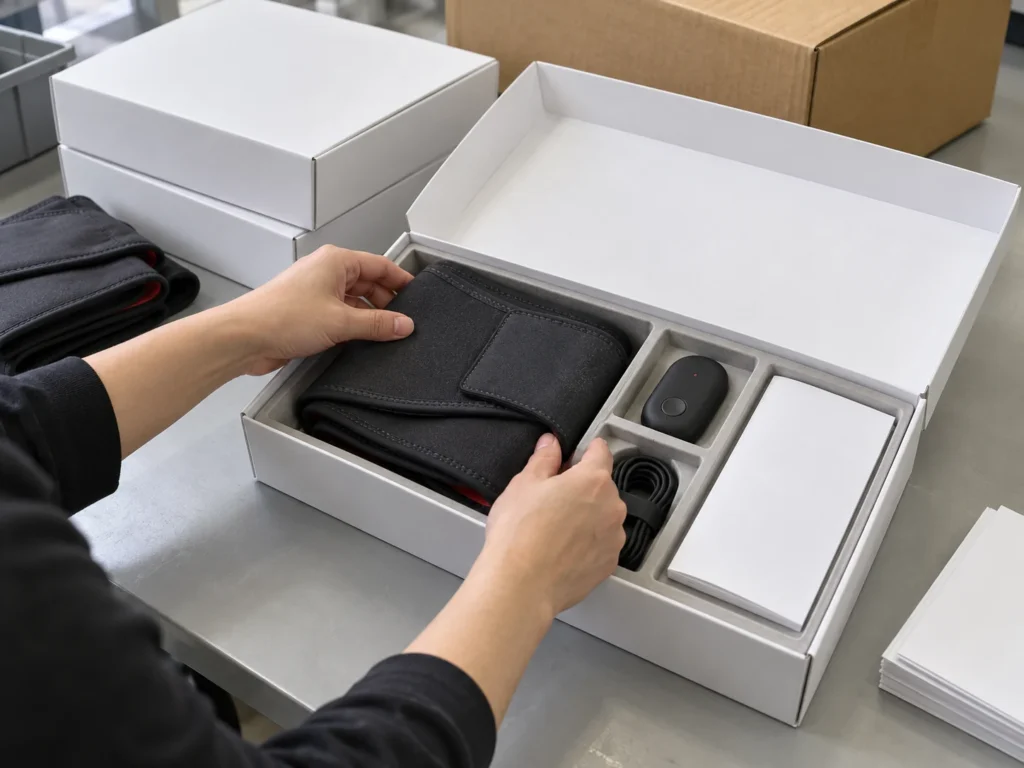 Packaging Preparation process scene.